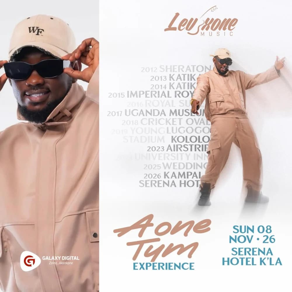 Levixone Live in Concert 2026: A One Tym Experience event poster